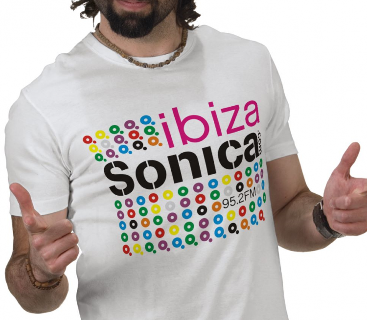 free vector Ibiza Sonica Radio T Shirt